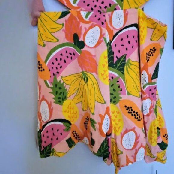 NWT Anthropologie x Hutch Mixed Fruit Halter Romper | 6 - Picture 5 of 6